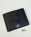 Black Epsom leather wallet, Custom leather wallet for men WL215