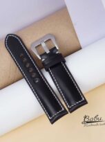custom panerai straps shell cordovan leather watch strap 2