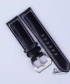 Black Shell Cordovan leather watch strap for Panerai SW173