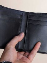 Black Vachetta leather wallet