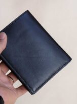 Black Vachetta leather wallet