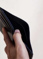 Black Vachetta leather wallet