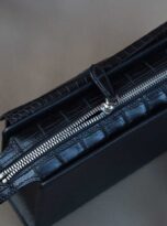 alligator – epsom leather clutch, clutch da that, clutch da epsom 13