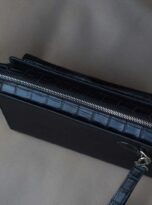 alligator – epsom leather clutch, clutch da that, clutch da epsom 14