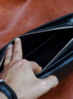 alligator – epsom leather clutch, clutch da that, clutch da epsom 8