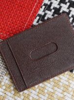 Ban Vi da that dung Name card Ha Noi Card leather wallet Mini leather wallet 2