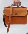Handmade Vachetta leather handbag for Women MB028