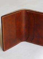 Vi da bo vegtan mini, mua vi da that o Ha Noi, brown vegtan leather wallets 4