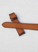 chocolate brown alligator watch strap ban day dong ho da ca sau uy tin Ha Noi 4