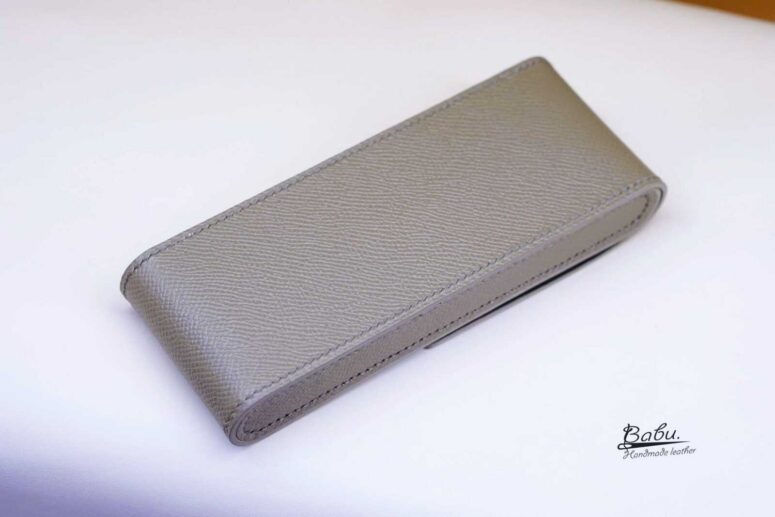 Taupe Epsom leather Pen Case