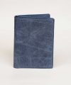 Navy Blue Tuscany Vintage Leather Wallet, Handcrafted Leather Bifold Wallet WL250