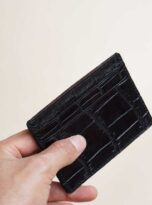 vi card da ca sau chinh hang Ha Noi, vi card da that uy tin Ha Noi, alligator leather wallet, card leather wallet 3