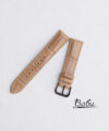 Beige Alligator leather watch band, High quality alligator watch strap SW190