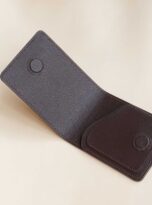 Vi kep tien, Vi mini, vi nho cho nam, vi nho gon, vi sieu nho gon, Mini wallet, Mini leather wallet, slim wallet, minimalist wallet, slim leather wallet 4