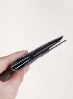 Vi kep tien, Vi mini, vi nho cho nam, vi nho gon, vi sieu nho gon, Mini wallet, Mini leather wallet, slim wallet, minimalist wallet, slim leather wallet 8