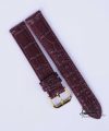 Plum Alligator watch strap, Premium Alligator leather watch band SW194