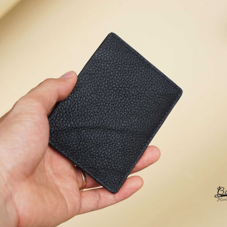 Leather credit card mini case « Platinum » Paris store – ABP Concept