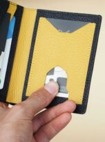 Vi da tu sieu xe Mercedes SLR Yellow, mua vi da that uy tin o Vung Tau, mua vi da that uy tin tai Can tho, Togo leather wallet, leather wallet inspired by Yellow Mercedes SLR 6