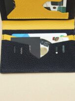 Vi da tu sieu xe Mercedes SLR Yellow, mua vi da that uy tin o Vung Tau, mua vi da that uy tin tai Can tho, Togo leather wallet, leather wallet inspired by Yellow Mercedes SLR 7