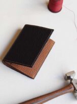 Vi name card da Togo đen, Vi da mini, mua vi da that uy tin, mua vi da that tai Ha Noi, Togo leather wallet, Cow leather wallet 3