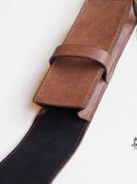 bao da dung but, bao dung but da bo vintage, hop da dung but, Bao but da bo Tuscany phong cach vintage, brown cow leather pen case 8