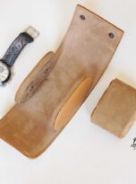 Bao da đồng hồ, hộp da đựng đồng hồ, hộp đựng đồng hồ bằng da. Watch travel case, leather watch roll, leather watch box 5