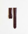 High Quality Alligator leather watch band, Dark Brown Alligator watch strap SW218