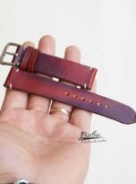 dây đồng hồ da bò, dây đồng hồ da, dây đồng hồ da bò sáp, dây đồng hồ da bò xịn, handmade cow leather watch band,cow leather watch strap 2