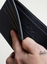 Dark Gray Alligator leather wallet (1)