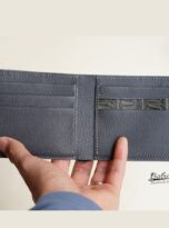 Dark Gray Alligator leather wallet (7)