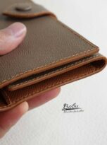 best luxury money clip wallet brown long wallet 8
