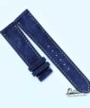 Navy blue Suede leather watch strap SW041