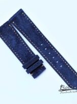 blue suede watch strap 1