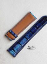 Premium Alligator leather watch strap Patina style