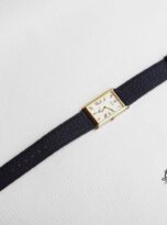 cow apple watch band black leather strap watches mens 1