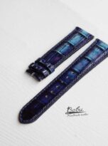 Premium Alligator leather watch strap Patina style