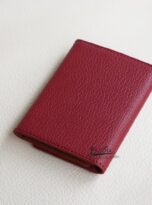 handmade leather wallets red leather wallet 4