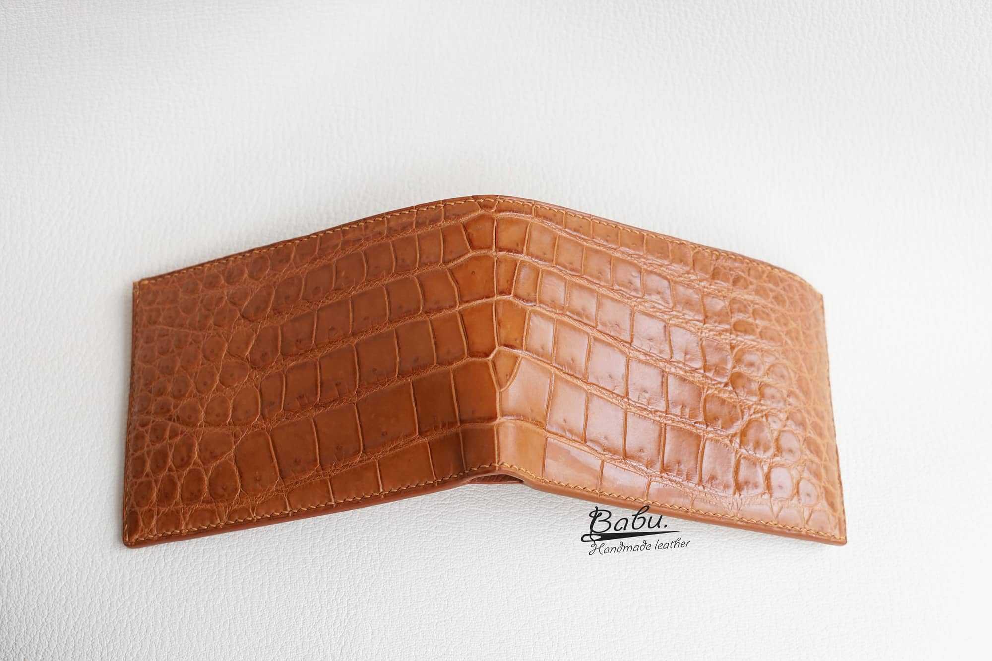 Alligator Wallet From Supreme Genuine Alligator Leather - Labodet