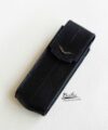 Black Calf leather phone case, Vertu Signature leather case PHL019