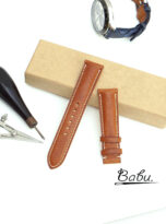 gold brown vachetta watch strap – vintage leather watch band quick release (2)