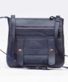 Navy blue Nappa cow leather bags, genuine leather bag MB043