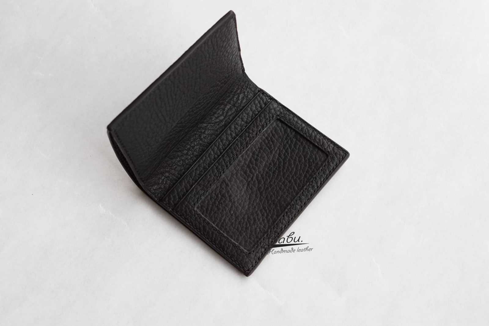 Envie Handcrafted Togo Leather Card Case