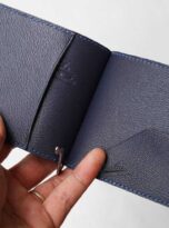 small card wallet leather money clip 5