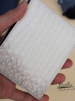 Natural Alligator leather wallet, Himalaya Alligator wallet