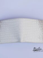 Natural Alligator leather wallet, Himalaya Alligator wallet