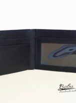 Black Togo leather wallet, High Quality long leather wallet