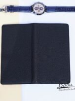 Black Togo leather wallet, High Quality long leather wallet