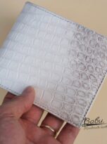 Natural Alligator leather wallet, Himalaya Alligator wallet