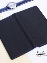 Black Togo leather wallet, High Quality long leather wallet