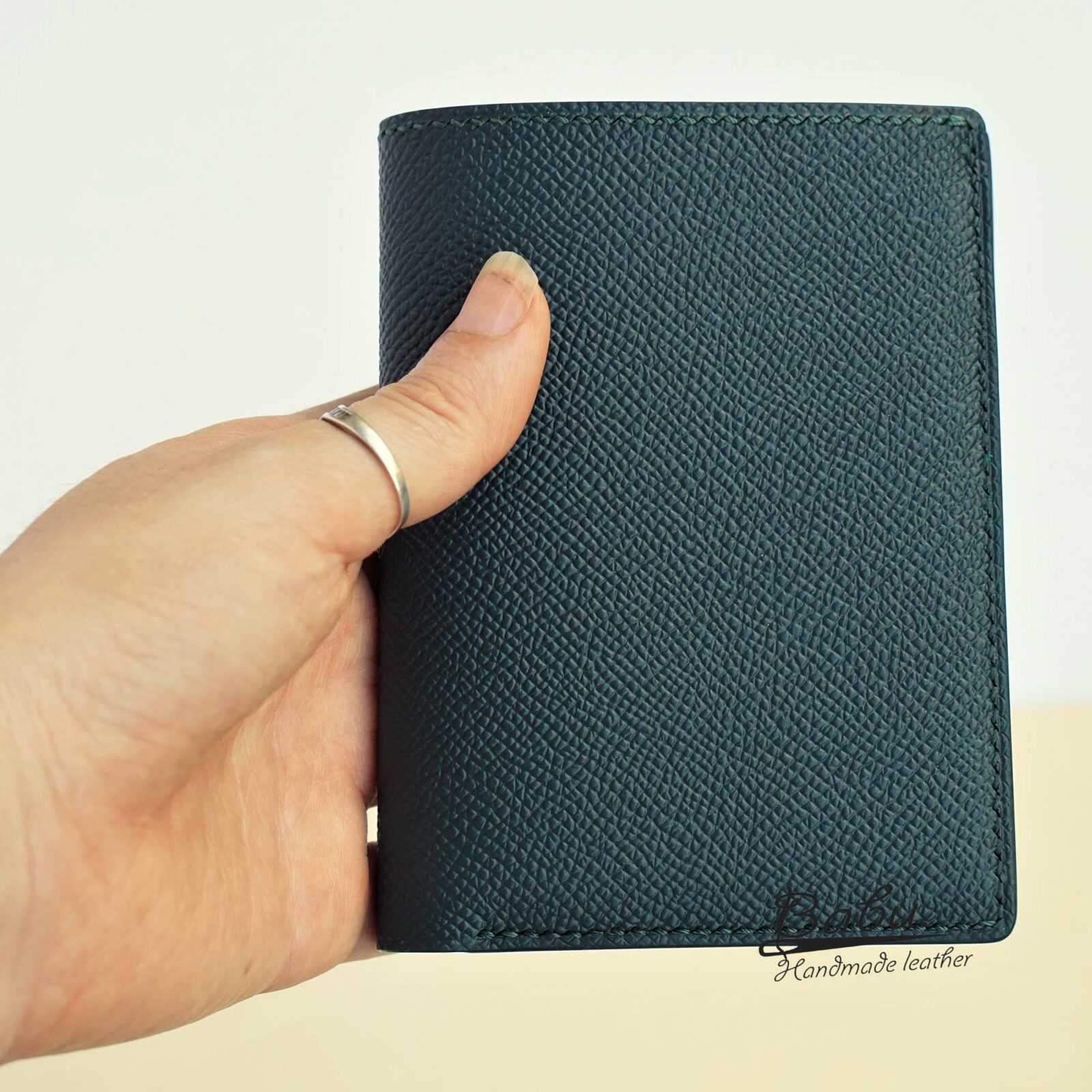 Handmade Leather Wallet Made From High-class Epsom Leather 